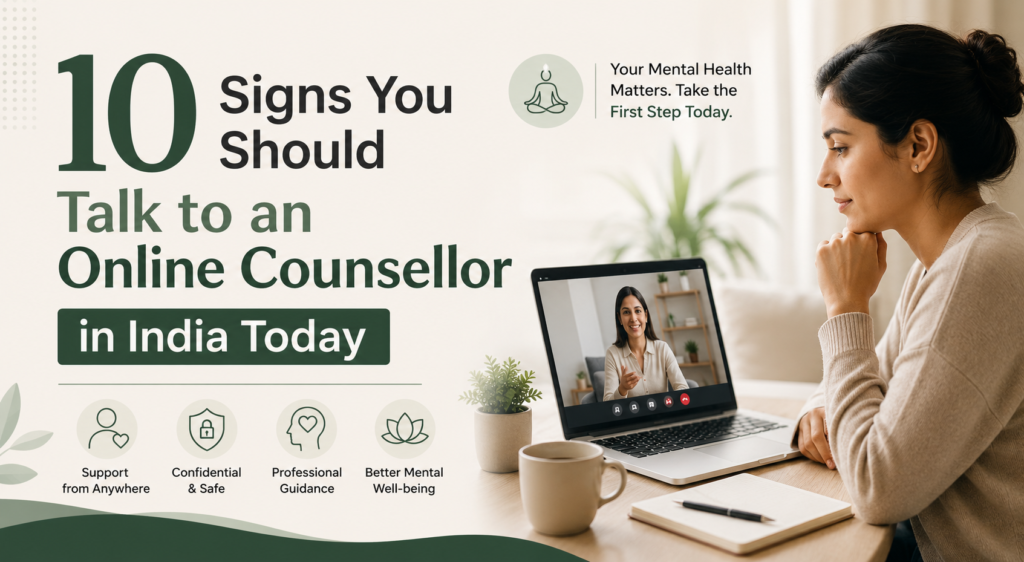 10 Signs You Should Talk to an Online Counsellor in India Today