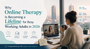Online Therapy for Working Adults in 2026: Benefits, Flexibility & Mental Wellness Support