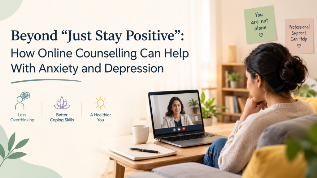 Online Counselling Can Help With Anxiety and Depression